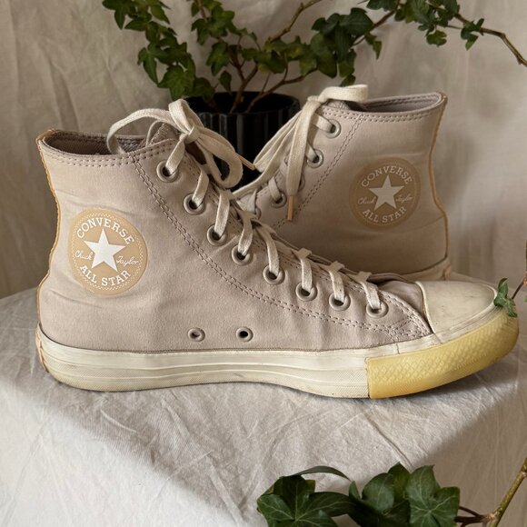 RARE! Converse CTAS Hi String / Crimson Tint / Egret  570304F - Picture 10 of 15